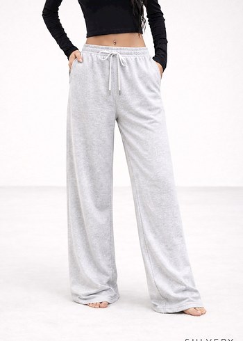 Gri  Siyah Kadın Eşofman Altı ikili set fiyatı stoklar sınırsız - Görsel 4