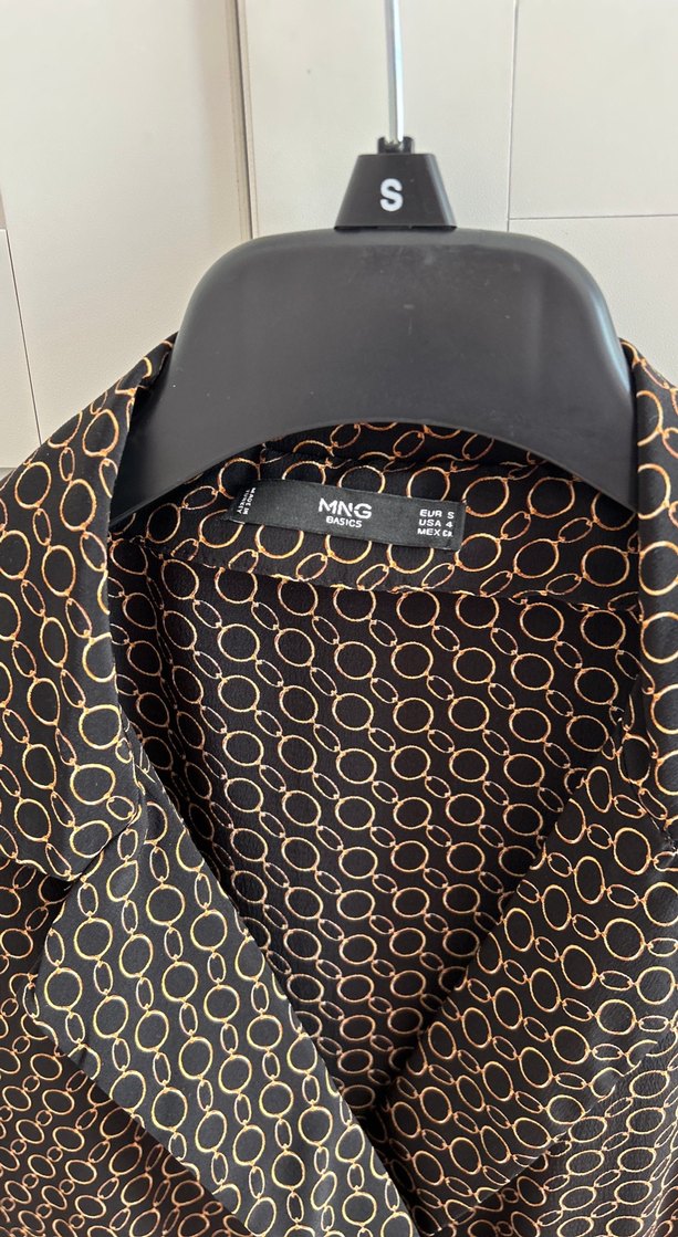 Düğmeli Yılan Desenli Uzun Kadın Kaban - Görsel 3