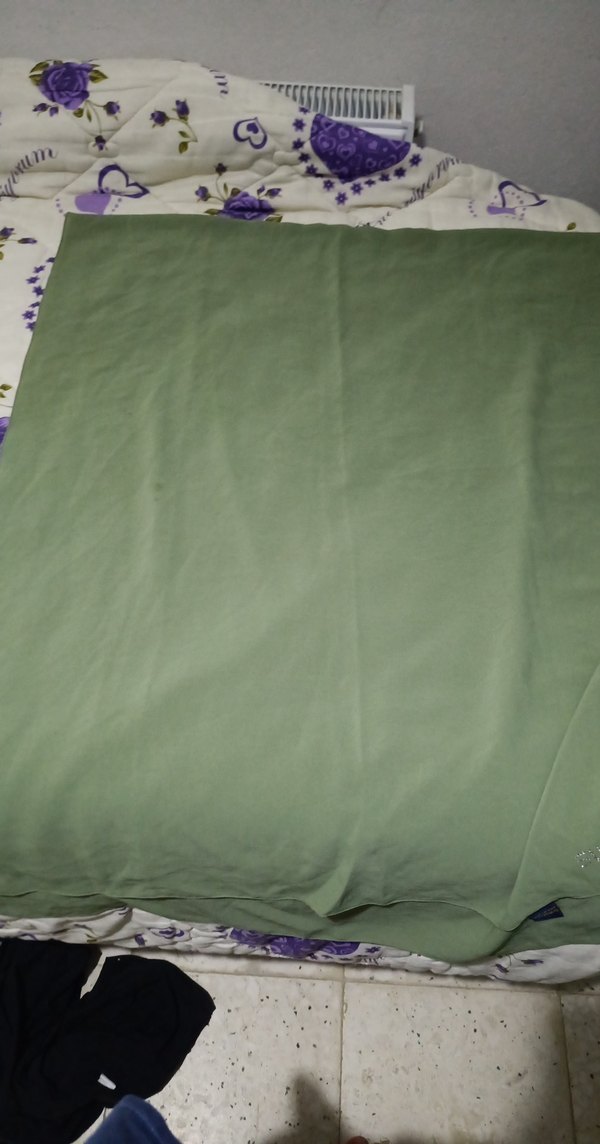 Desenli Koyu Mor Yatak Örtüsü - Görsel 5