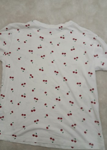 Çocuk Kiraz Desenli Tshirt - Görsel 3