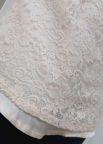 Dantel Detaylı Toz Pembe Mini Elbise - Görsel 3