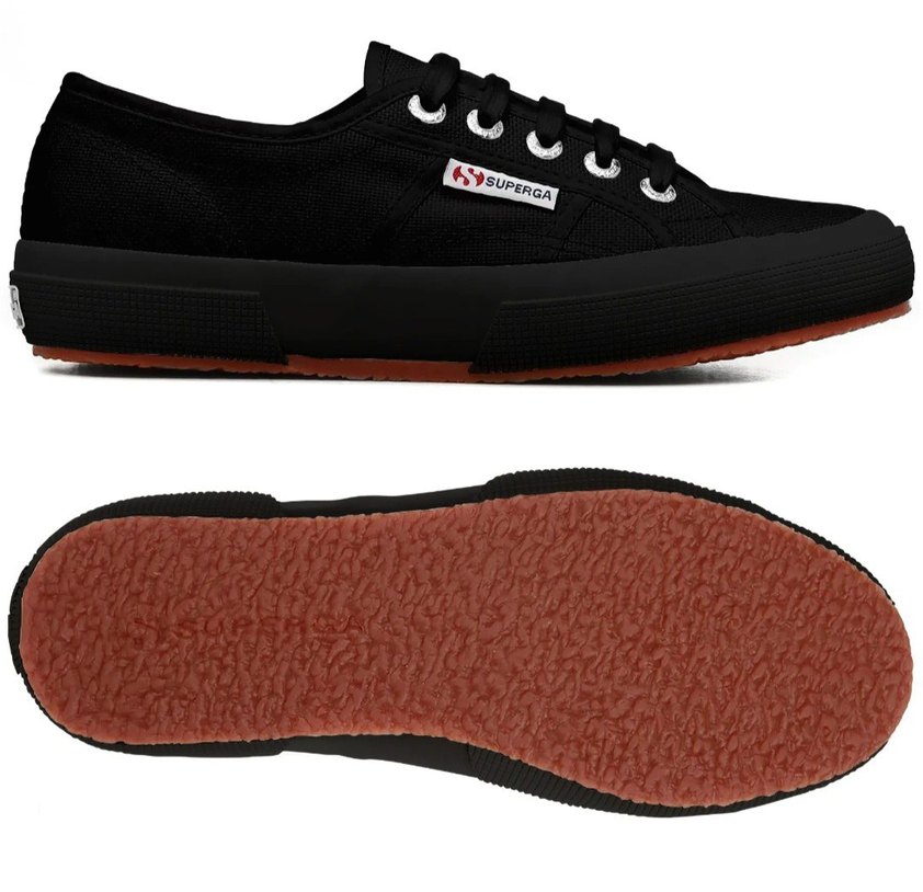 Siyah Superga Kadın Ayakkabısı - Görsel 2