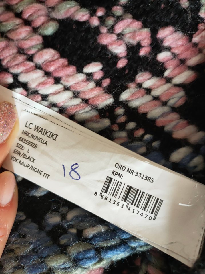 Uzun Bağlama Desenli Bohem Hırka - Görsel 5