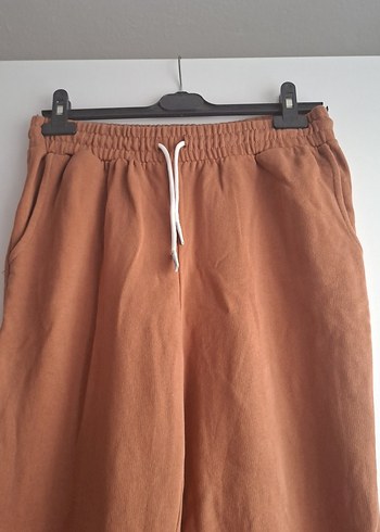 Kadın Kahverengi Süet Salaş Eşofman Altı - Görsel 3