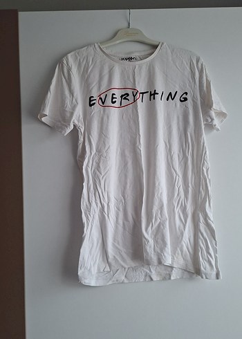 Kız Çocuk Beyaz Baskılı Tişört - Görsel 2