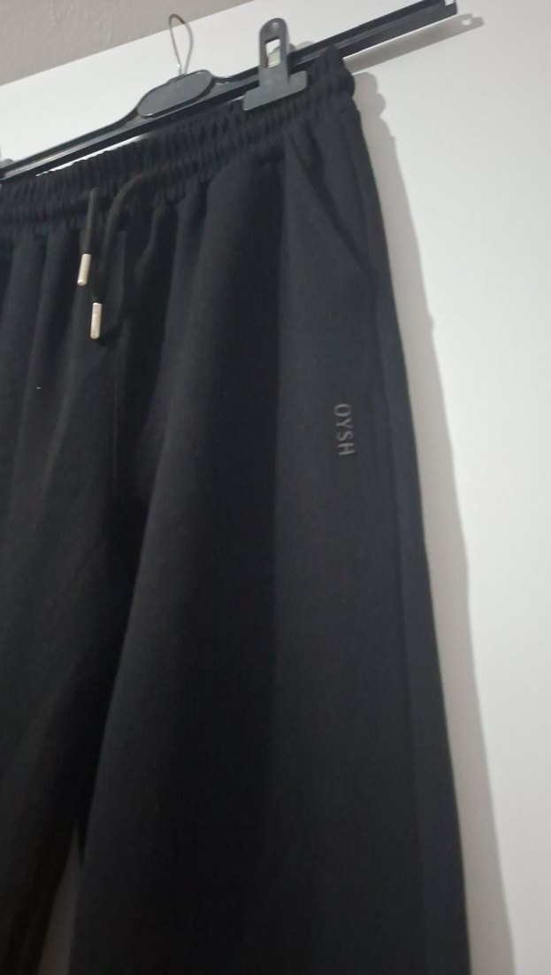 Siyah Rahat Kesim Kadın Eşofman Altı - Görsel 3