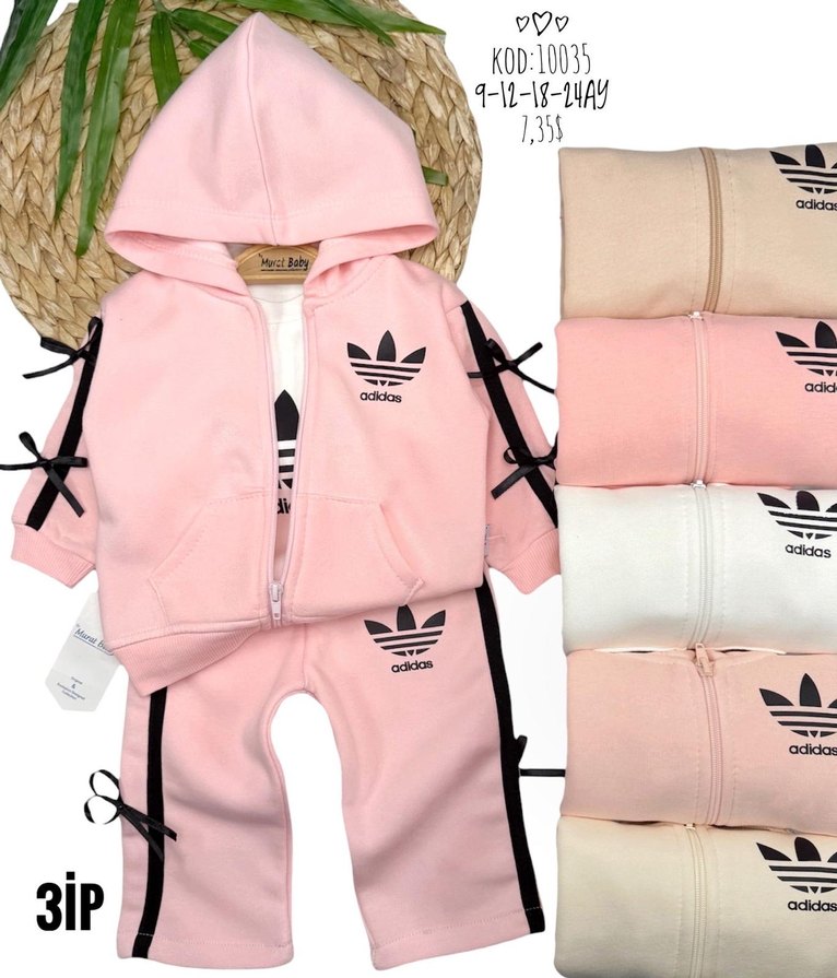 Kız Bebek Nakışlı Kürk Detaylı Tulum Seti - Görsel 4