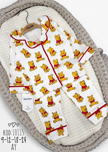 Leopar Desenli Uzun Kollu Hamile Pijama Takımı - Görsel 10