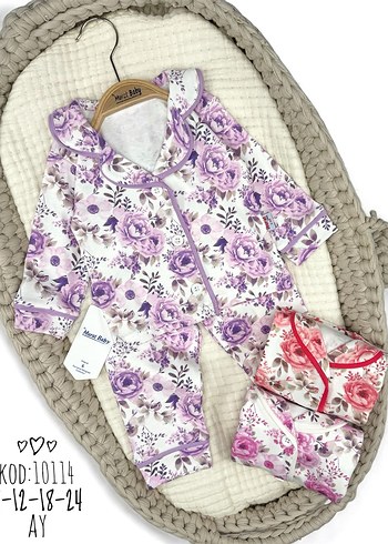 Leopar Desenli Uzun Kollu Hamile Pijama Takımı - Görsel 7