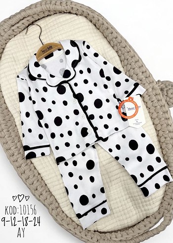 Leopar Desenli Uzun Kollu Hamile Pijama Takımı - Görsel 2