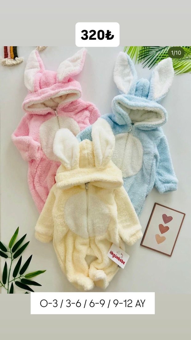 Panda Desenli Bebek Tulumu - Görsel 5