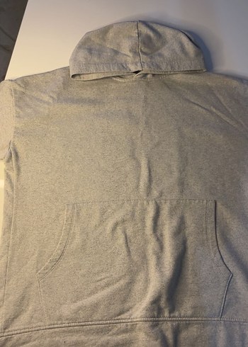 Gri Kadın Kapüşonlu Sweatshirt - Görsel 2