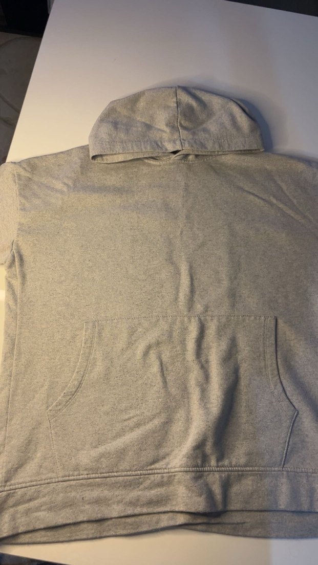 Gri Kadın Kapüşonlu Sweatshirt - Görsel 2