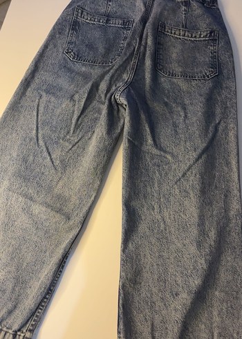 Bol Kesim Midi Denim Kadın Jean - Görsel 2