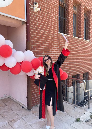 Drapeli V Yaka Siyah Hamile Bluzu - Görsel 8