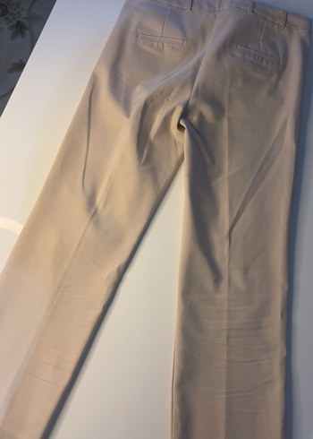 Bej Kadın Kumaş Pantolon - Ofis Şıklığı - Görsel 3