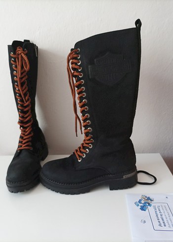 37 Beden siyah Renk Harley-Davidson Siyah Bot PASOS