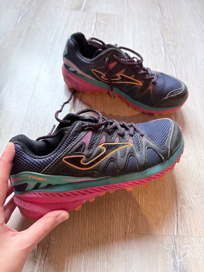 Renkli Bağcıklı Kadın Spor Ayakkabı Joma Marka - Görsel 2