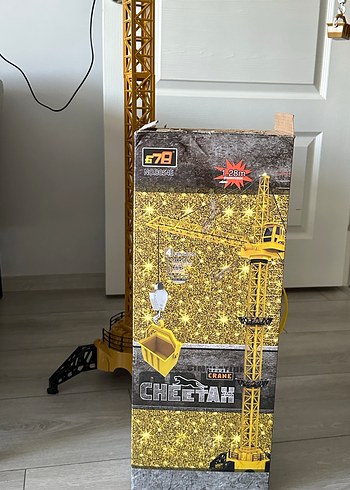  Beden Uzaktan Kumandalı Sarı Oyuncak Vinç