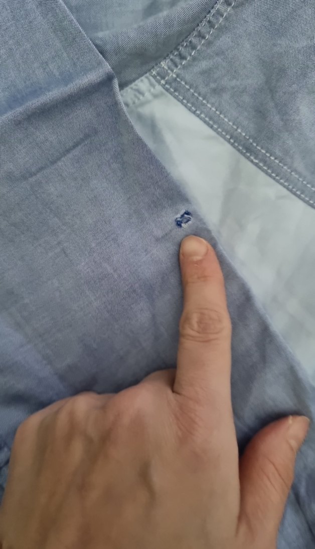 Gri Denim Erkek Uzun Kollu Gömlek - Görsel 4