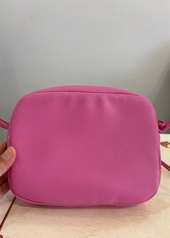 Beden Pembe Deri Kadın Çapraz Çanta