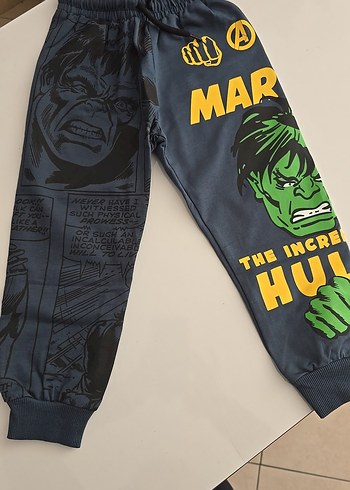 Gri Erkek Çocuk Hulk Baskılı Eşofman