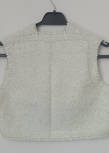 3-5 Yaş Kız Çocuk Örgü Bolero - Görsel 3