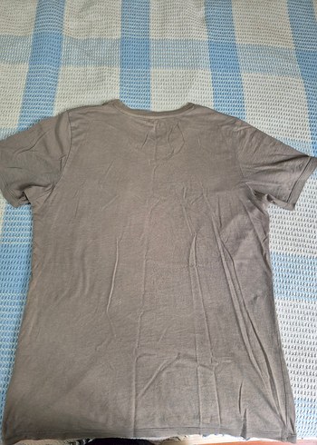 m Beden gri Renk Gri Rahat Kesim Erkek Tişört
