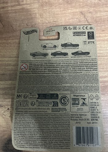 hot wheels 60 years Beyaz Ford Mustang SVO - Görsel 2