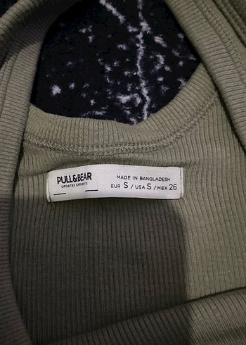 Kadın V Yaka Kolsuz Haki Atlet - Görsel 2