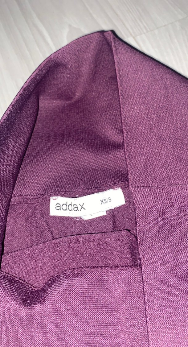 Kadın Mor Yüksek Bel Mini Şort - Görsel 2