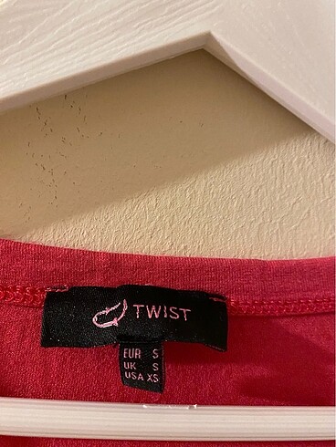 Twist Pembe renk az kullanılmış tişört