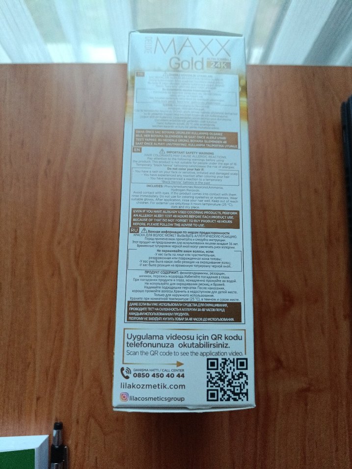 maxx deluxe 24K Gold Saç Boyası 8.3 Bal Köpüğü - Görsel 4