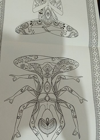 mandala oryantal ezgiler boyama kitabı 95 sayfa - Görsel 4