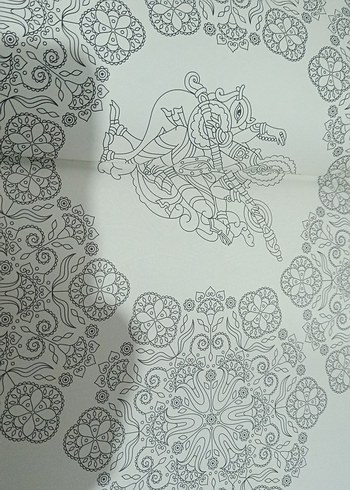 mandala oryantal ezgiler boyama kitabı 95 sayfa - Görsel 2