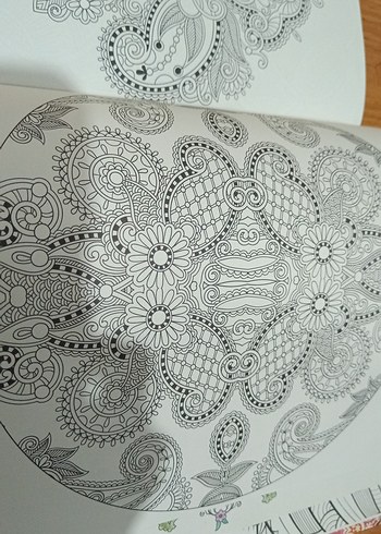 mandala oryantal ezgiler boyama kitabı 95 sayfa - Görsel 6