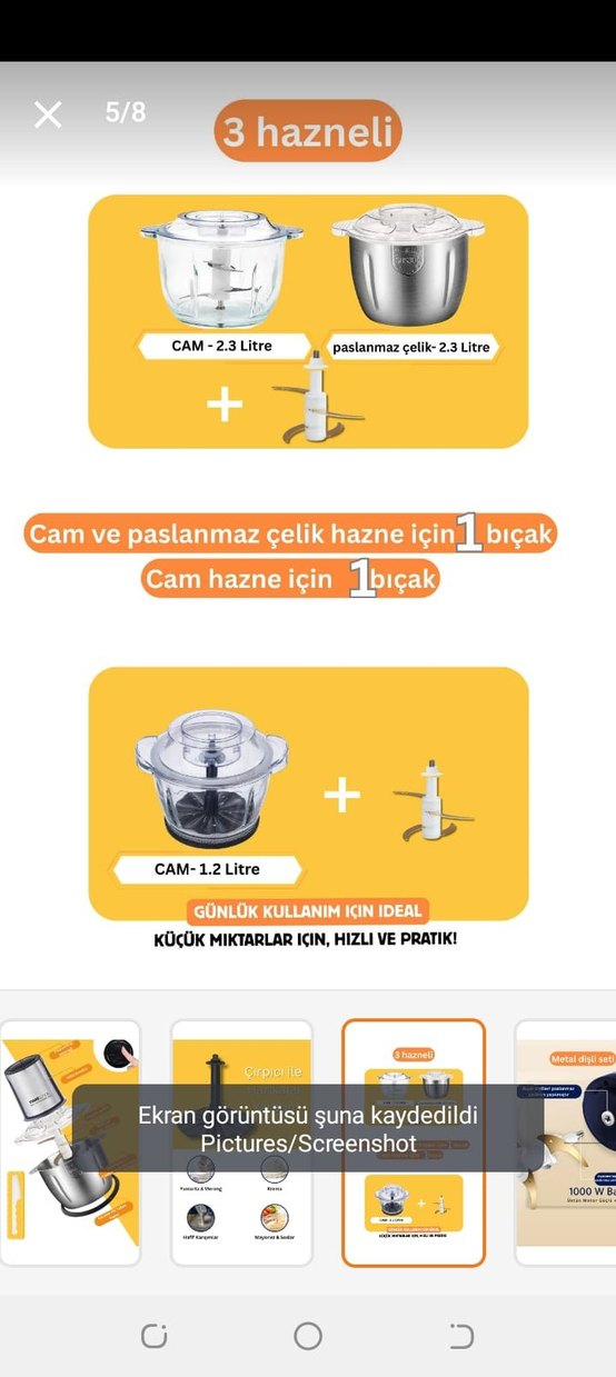 Tigre Cook 3 Hazneli Çok Fonksiyonlu Doğrayıcı - Görsel 3