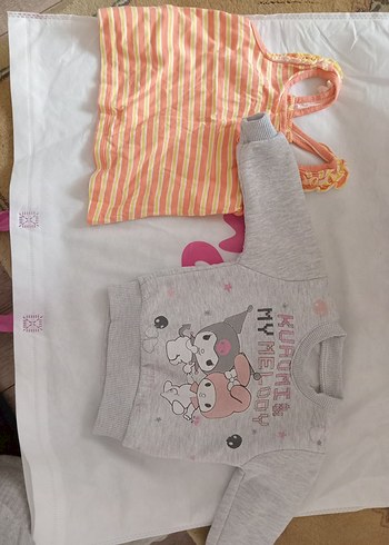 Gri Örgü Bebek Kız Takımı - Görsel 2