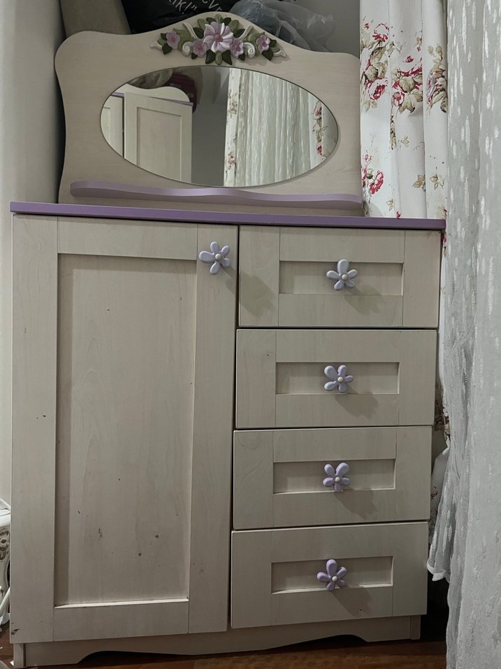 Mor Çiçekli Takım - Görsel 2