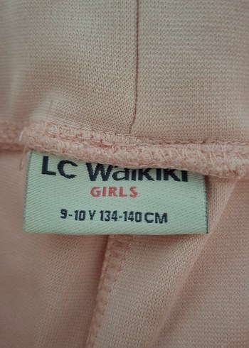 Fermuarlı Pembe çocuk Kumaş Pantolon - Görsel 2