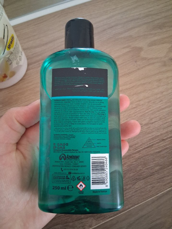 Derby Tıraş Kolonyası 250 ml Okyanus Esintisi - Görsel 2