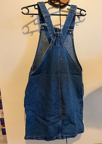 Kadın Mavi Denim tulum - Görsel 2