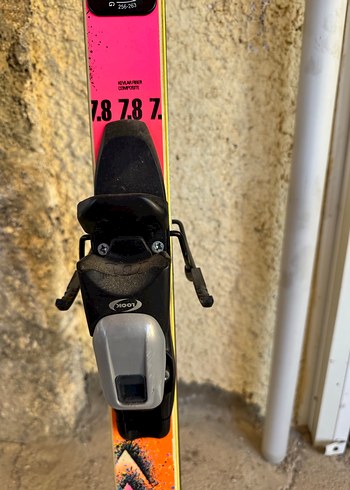 Çok Renkli Kayak - Velcro Bağlamalı Ahşap-klasik kayak - Görsel 6