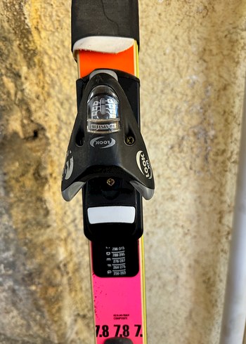 Çok Renkli Kayak - Velcro Bağlamalı Ahşap-klasik kayak - Görsel 5