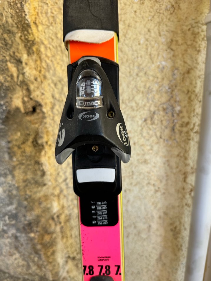 Çok Renkli Kayak - Velcro Bağlamalı Ahşap-klasik kayak - Görsel 5