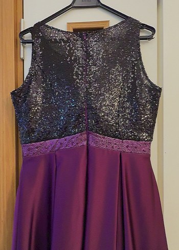 Mor Abiye Elbise - Görsel 6