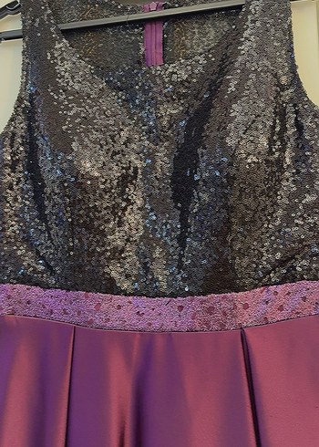 Mor Abiye Elbise - Görsel 4