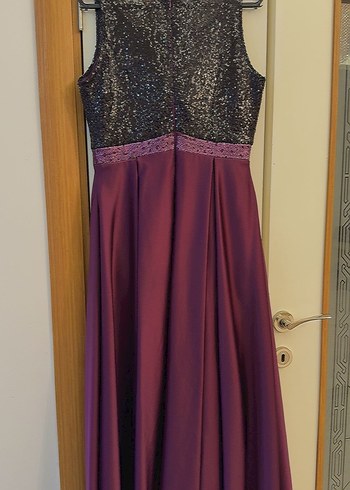 Mor Abiye Elbise - Görsel 5