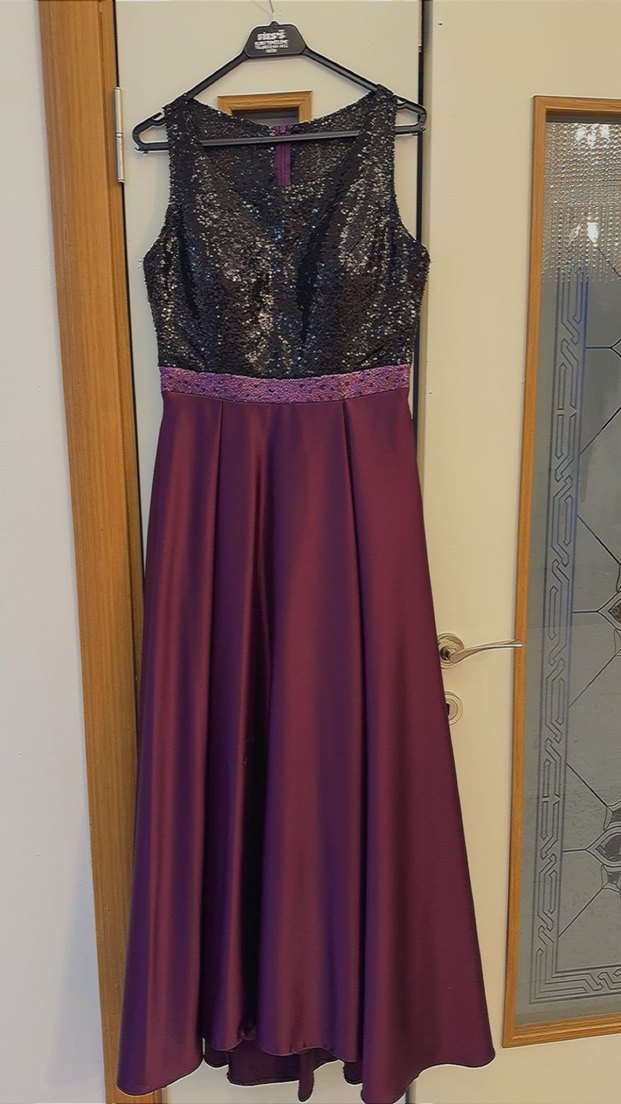 Mor Abiye Elbise - Görsel 3