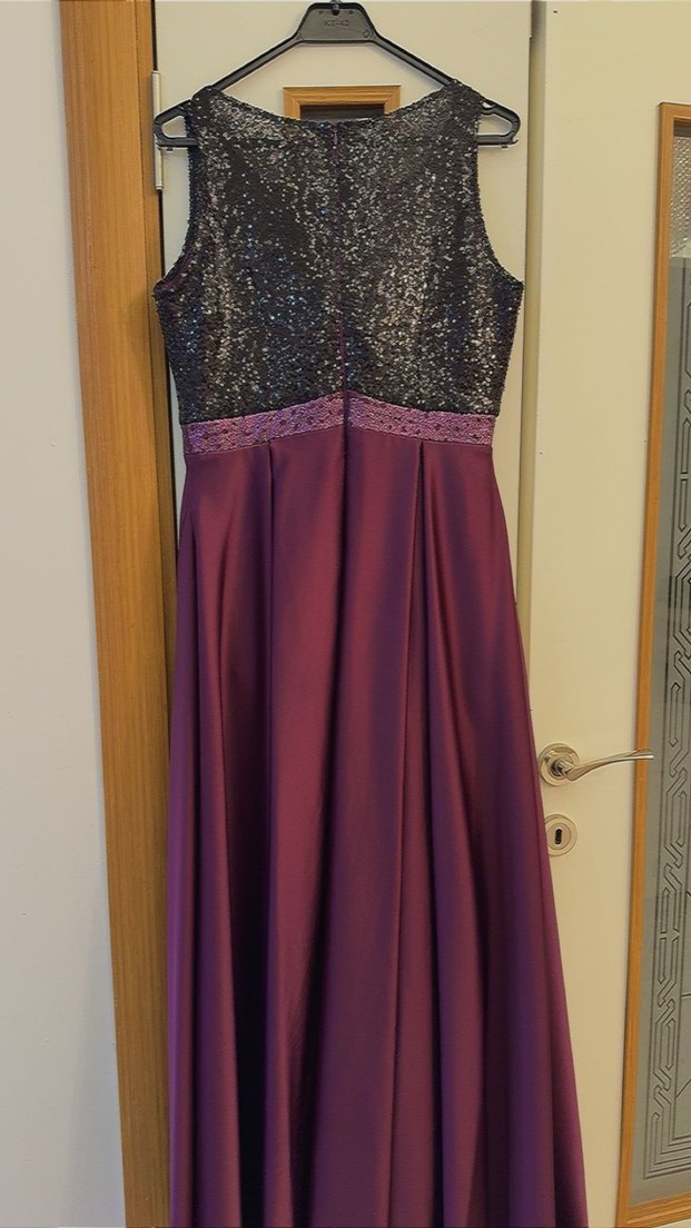 Mor Abiye Elbise - Görsel 5